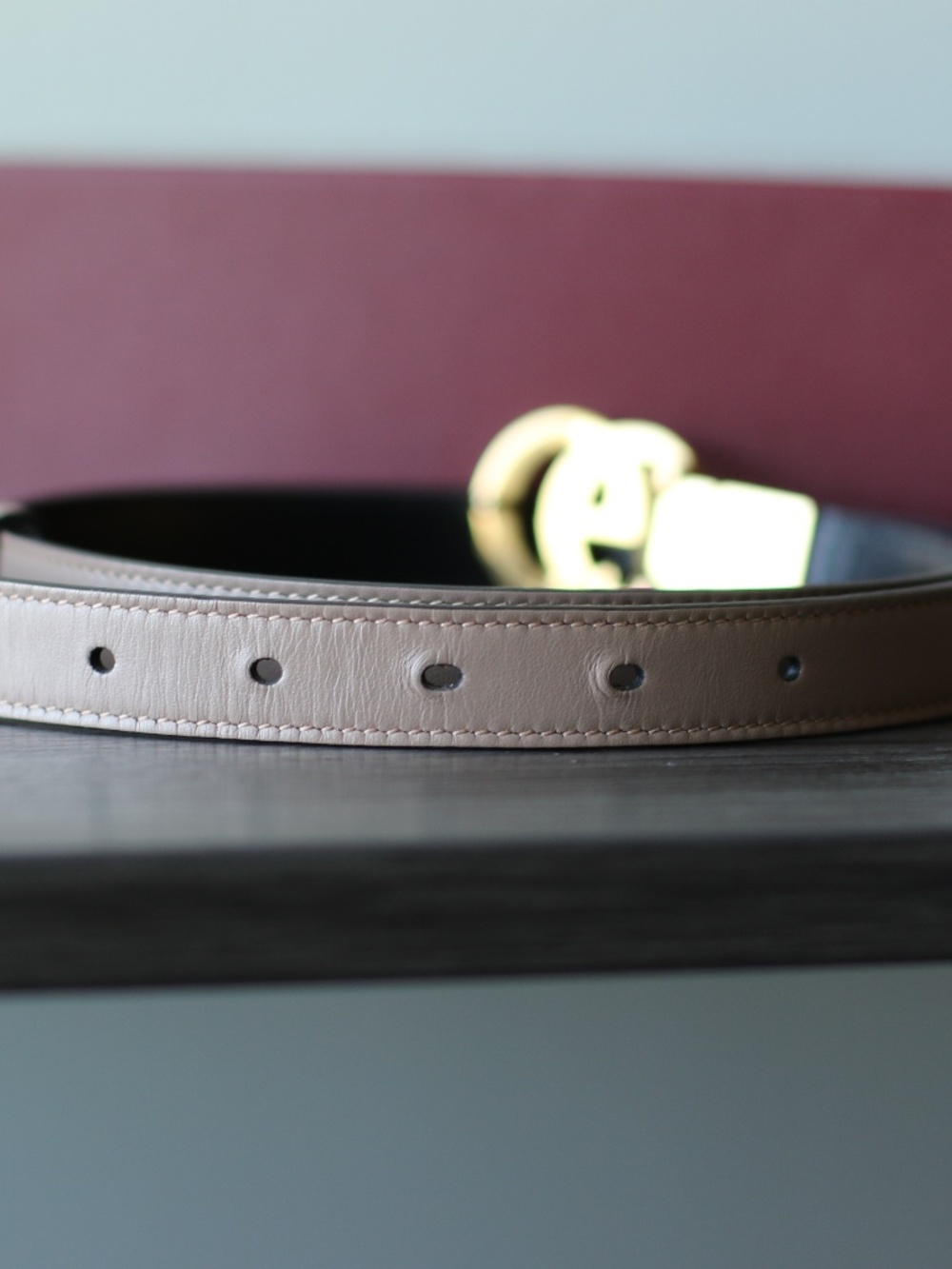 GG MARMONT REVERSIBLE THIN BELT - Picture 7 of 9